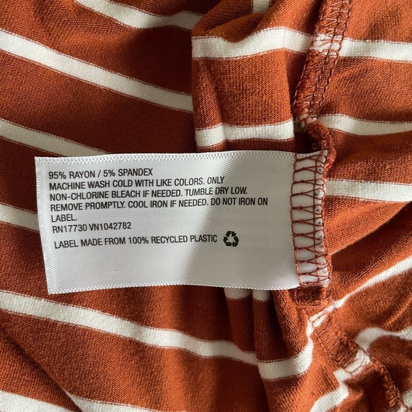 Striped Jersey Tee 3/4 Sleeves - Picture 4 of 7